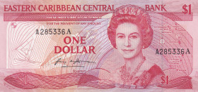 East Caribbean States, 1 Dollar, 1985/1988, UNC, p17a