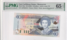 East Caribbean States, 10 Dollars, 2000, UNC, p38m