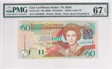 East Caribbean States, 50 Dollars, 2003, UNC, p45k