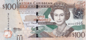 East Caribbean States, 100 Dollars, 2012, AUNC(-), p55b