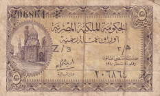 Egypt, 5 Piastres, 1940, VF, p164b