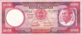 Equatorial Guinea, 1.000 Ekuele, 1975, UNC(-), p13