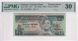 Ethiopia, 1 Birr, 1976, VF, p30a