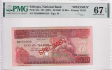 Ethiopia, 10 Birr, 1987, UNC, p38s, SPECIMEN