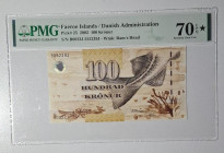 Faeroe Islands, 100 Kronur, 2002, UNC, p25