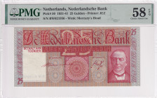 Netherlands, 25 Gulden, 1931/1941, UNC, p50