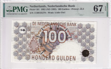 Netherlands, 100 Gulden, 1993, UNC, p101