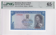 Rhodesia, 10 Shilings, 1968, UNC, p27b