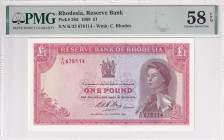 Rhodesia, 1 Pound, 1968, AUNC, p28d