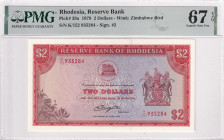 Rhodesia, 2 Dollars, 1979, UNC, p39a