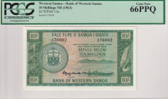 Western Samoa, 10 Shilings, 1963, UNC, p13a