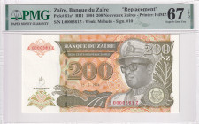 Zaire, 200 Nouveaux Zaires, 1994, UNC, p61a, REPLACEMENT