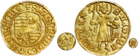 Hungary – Sigismund (1387 – 1437) Goldgulden Neustadt