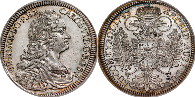 Charles VI. (1711-1740) Thaler 1733 Hall

Karl VI., (1711-1740) Taler 1733 Hall
...