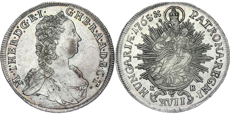 Maria Theresa, House of Habsburg, RDR
XVII Kreuzer 1770 Kremnica / Kremnitz / Kö...