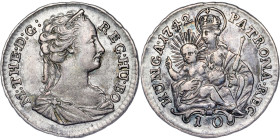 Maria Theresia (1740-1780) 10 Denar 1742