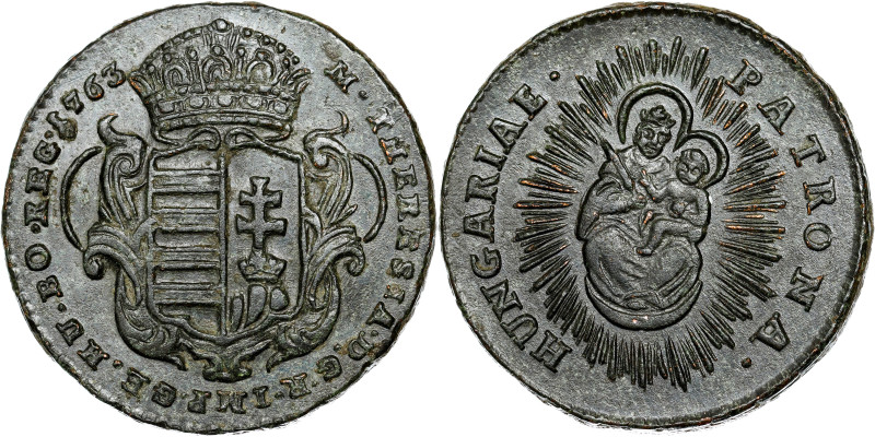 Maria Theresa, House of Habsburg
Denar / Dénár 1763 Kremnitz / Körmöcbánya / Kre...
