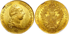 Joseph II. (1765-1790) 2 Ducat 1787 B