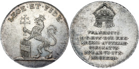 Leopold II. (1790-1792) Coronation Token 1792 Buda