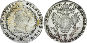 Franz I. (1792 -1835) 5 Kreuzer 1815 A