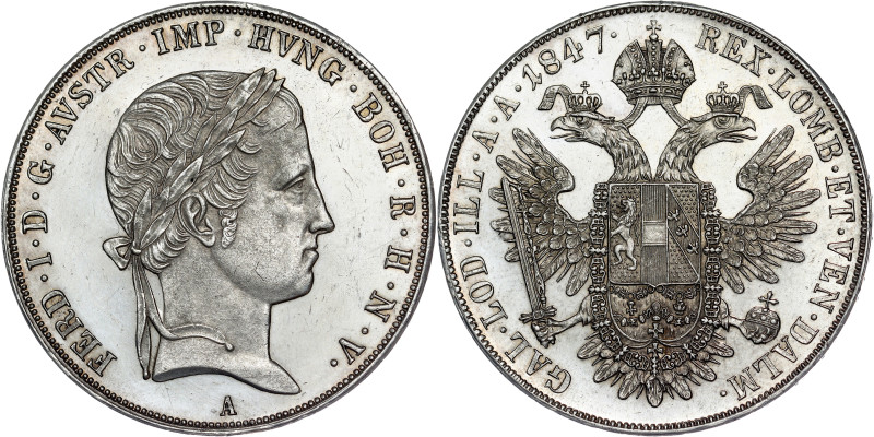Ferdinand I of Austria, Austrian Empire
Thaler 1847 A Vienna

Ferdinand I. ( Öst...