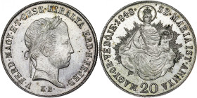 Ferdinand I. (1835-1848) 20 Kreuzer 1848 KB