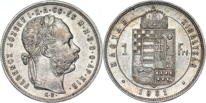 Francis Joseph I, Austrian Empire
Florin 1881 Kremnica

Franz Joseph I., Kaisert...