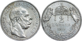 Franz Joseph I. (1848-1916) 2 Korona 1913 KB