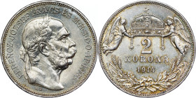 Franz Joseph I. (1848-1916) 2 Korona 1914 KB