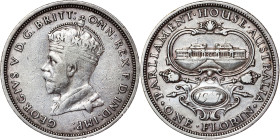 Australia – George V (1910-1936), 'Opening of Canberra House' Florin, 1927
