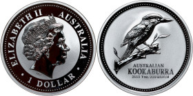 Australia – Elizabeth II – Kookaburra 1 Dollar 2003