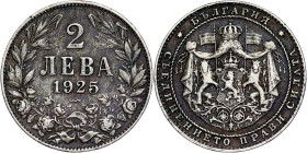 Bulgaria – Boris III, 2 Leva 1925