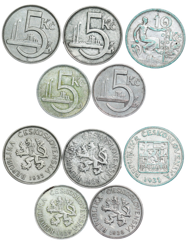 Czechoslovakia – LOT – 5 pcs

UNC/VF