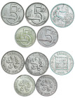 Czechoslovakia – LOT – 5 pcs