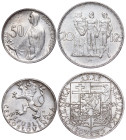 Czechoslovakia – 20, 50 Korun – 2 pcs