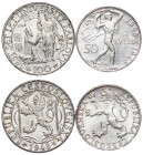 Czechoslovakia – 50, 100 Korun – 2 pcs