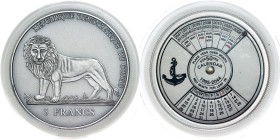 Congo 10 Francs 1995 Calendar Coin