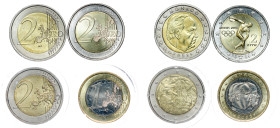 1, 2 Euro LOT – 4 pcs