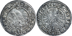German States - Georg III, Ludwig IV, Christian, 3 Kreuzer 1656