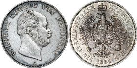 German States - Brandenburg-Preußen Wilhelm I. 1861 - 1886 1 Vereinsthaler, 1861 A