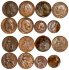 Great Brittain – Georg V. Copper LOT – 8 pcs