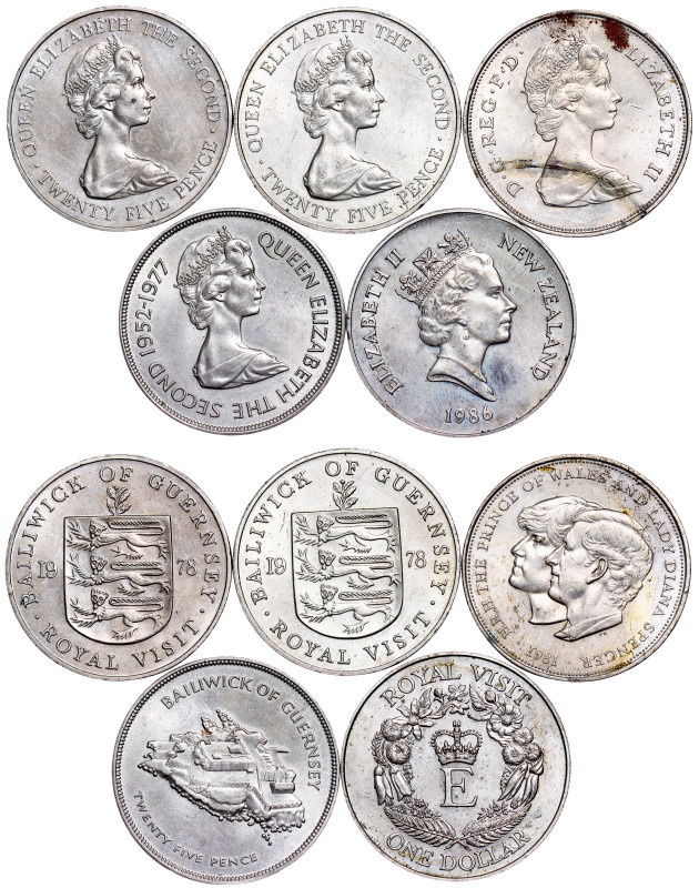 Great Brittain – Crown Size Coin LOT – 5 pcs

EF/UNC