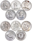 Great Brittain – Crown Size Coin LOT – 5 pcs