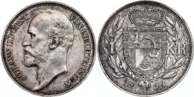 Liechtenstein - Johann II. (1858 - 1929) 1 Krone 1904