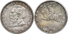 Lithuania – 5 Litai 1936 Jonas Basanavičius