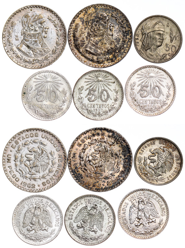 Mexico – LOT – 6 pcs

About UNC/aEF