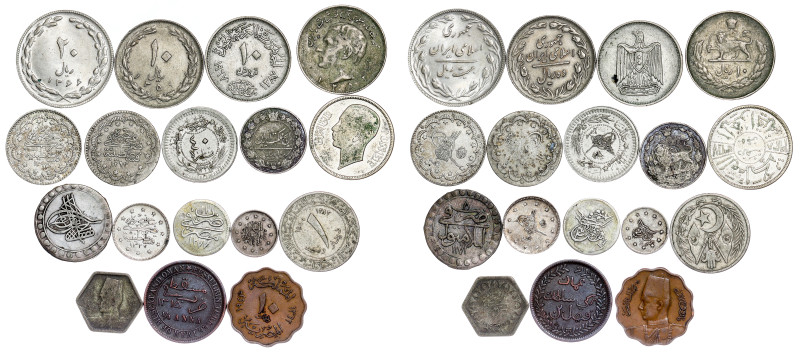 Africa , Middle East – LOT – 17 pcs

Iran, Egypt, Turkey, etc.

VF to UNC