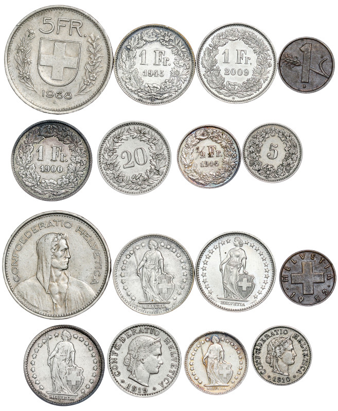 Switzerland – Coin – LOT

8 pcs

EF to UNC