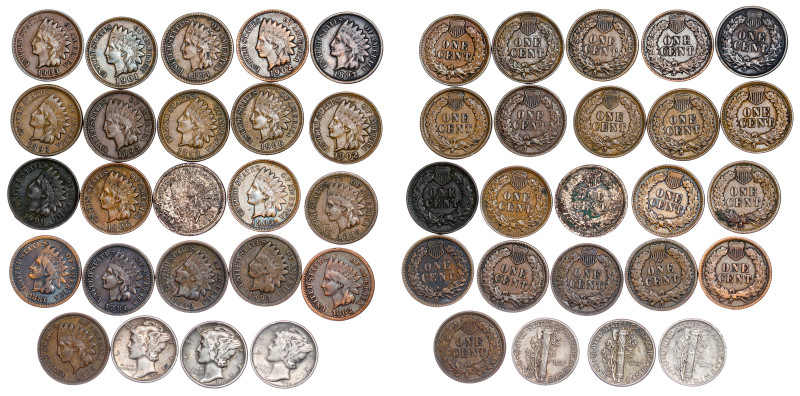 United States – Cent, Dime – LOT

24 pcs

VF/UNC