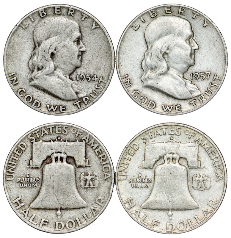 United States – 1954, 1957 Half Dollar

2 pcs

About EF